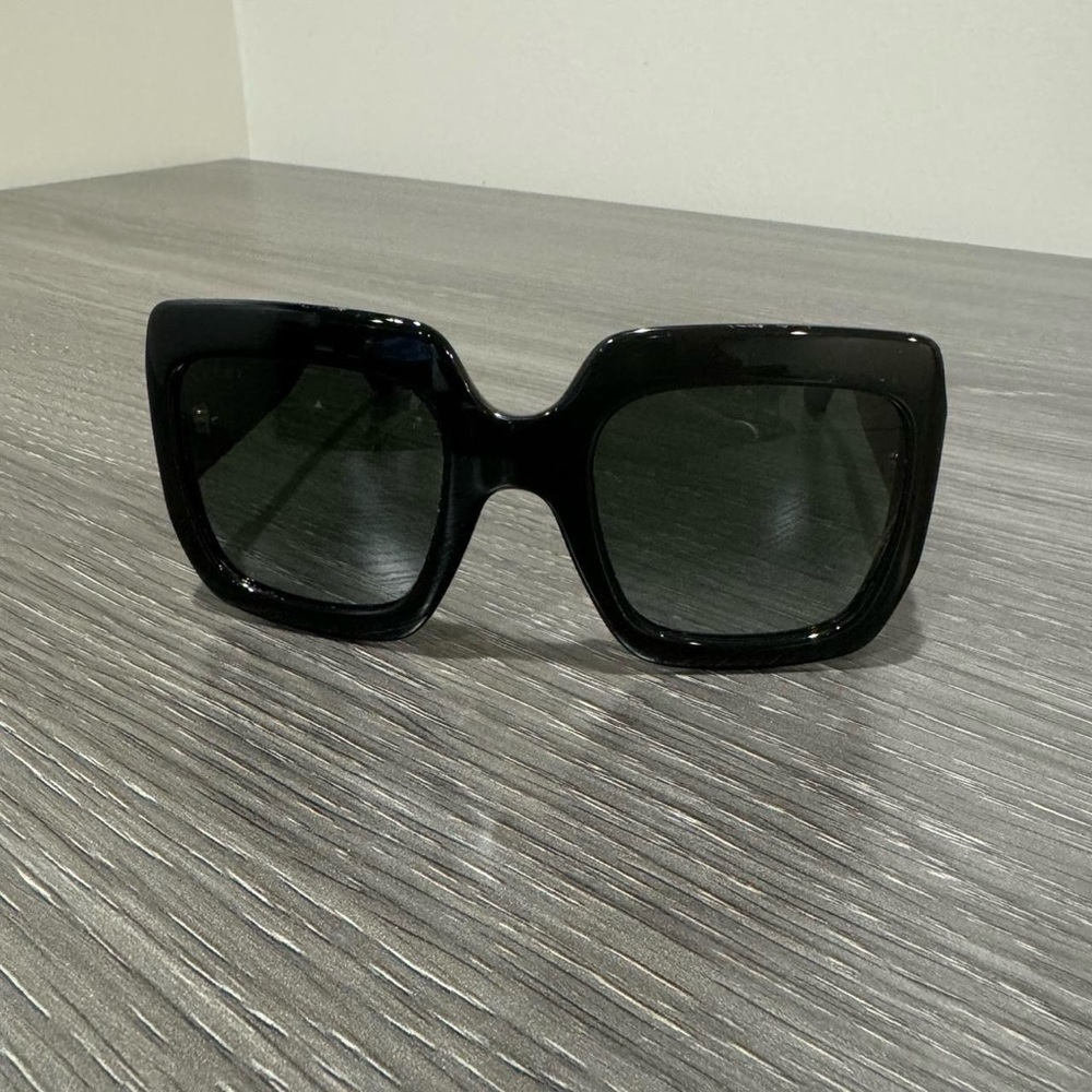 Gucci Black Oversized Square Glasses